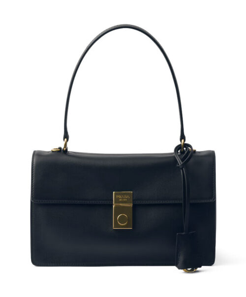 Prada Soft Sound Medium Leather Shoulder Bag 1BN023